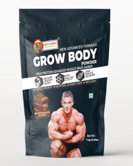 GROW BODY Weight Gainers/Mass Gainers  (1 kg, Chocolate)